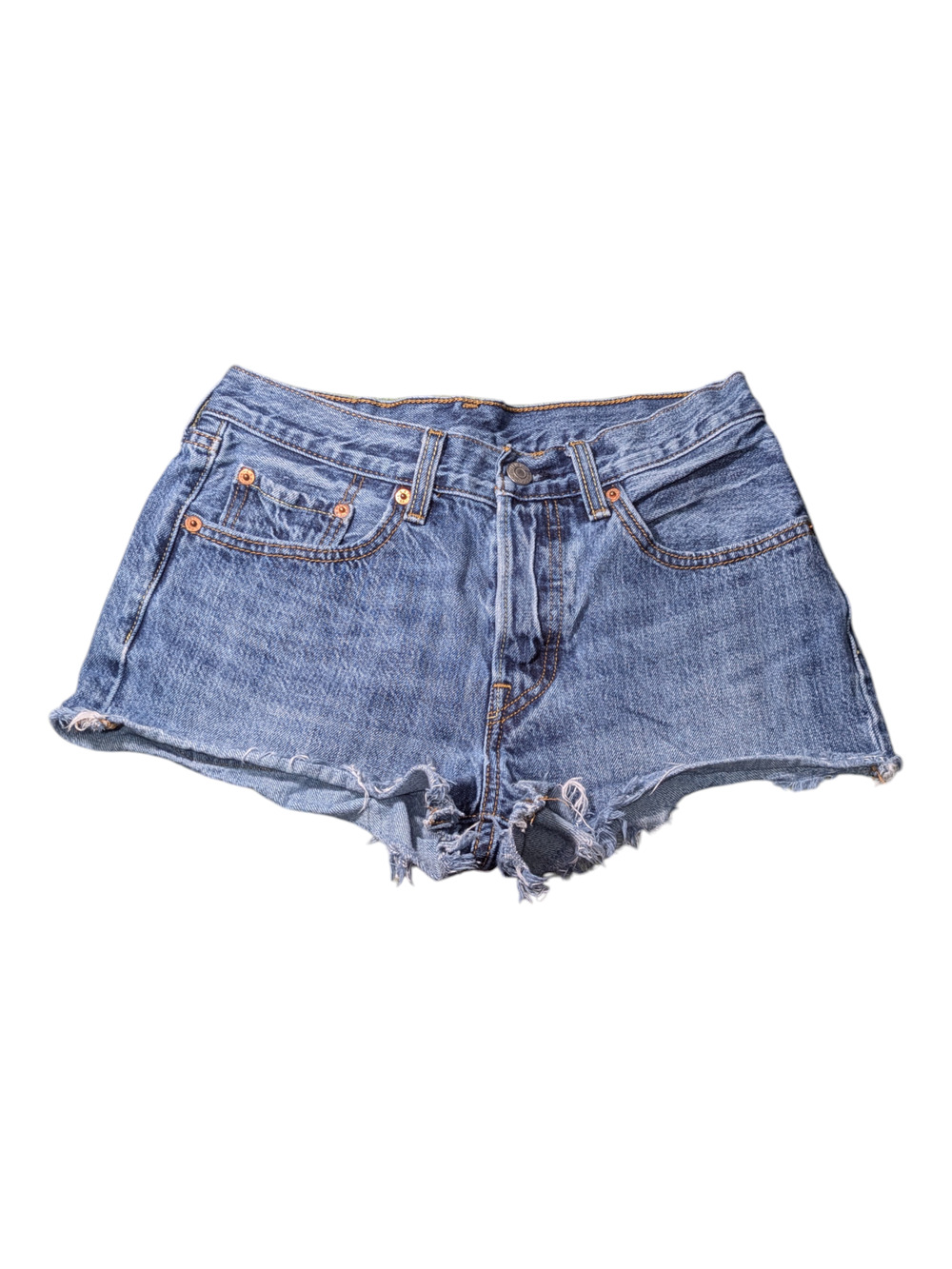 Levi Strauss - 501 Blue Jean Shorts - Size W26 - Great Condition-Summer Outfit